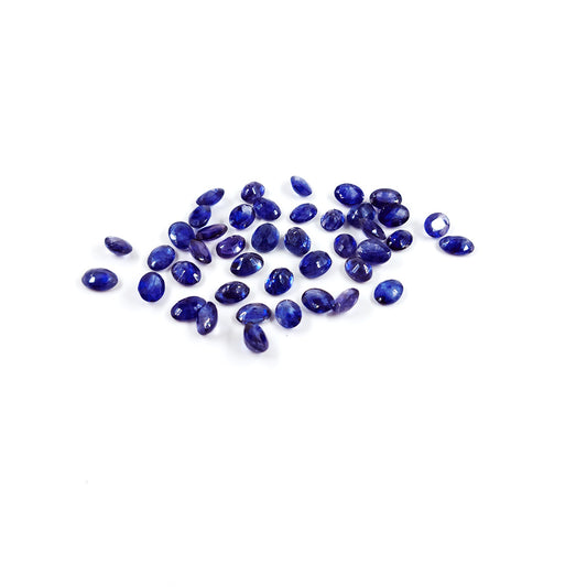 Natural Bangkok Blue Sapphire Calibrated Ovals | 7x5mm & 8x6mm