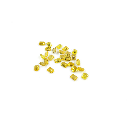 Natural Yellow Sapphire Calibrated Octagons 3x4mm