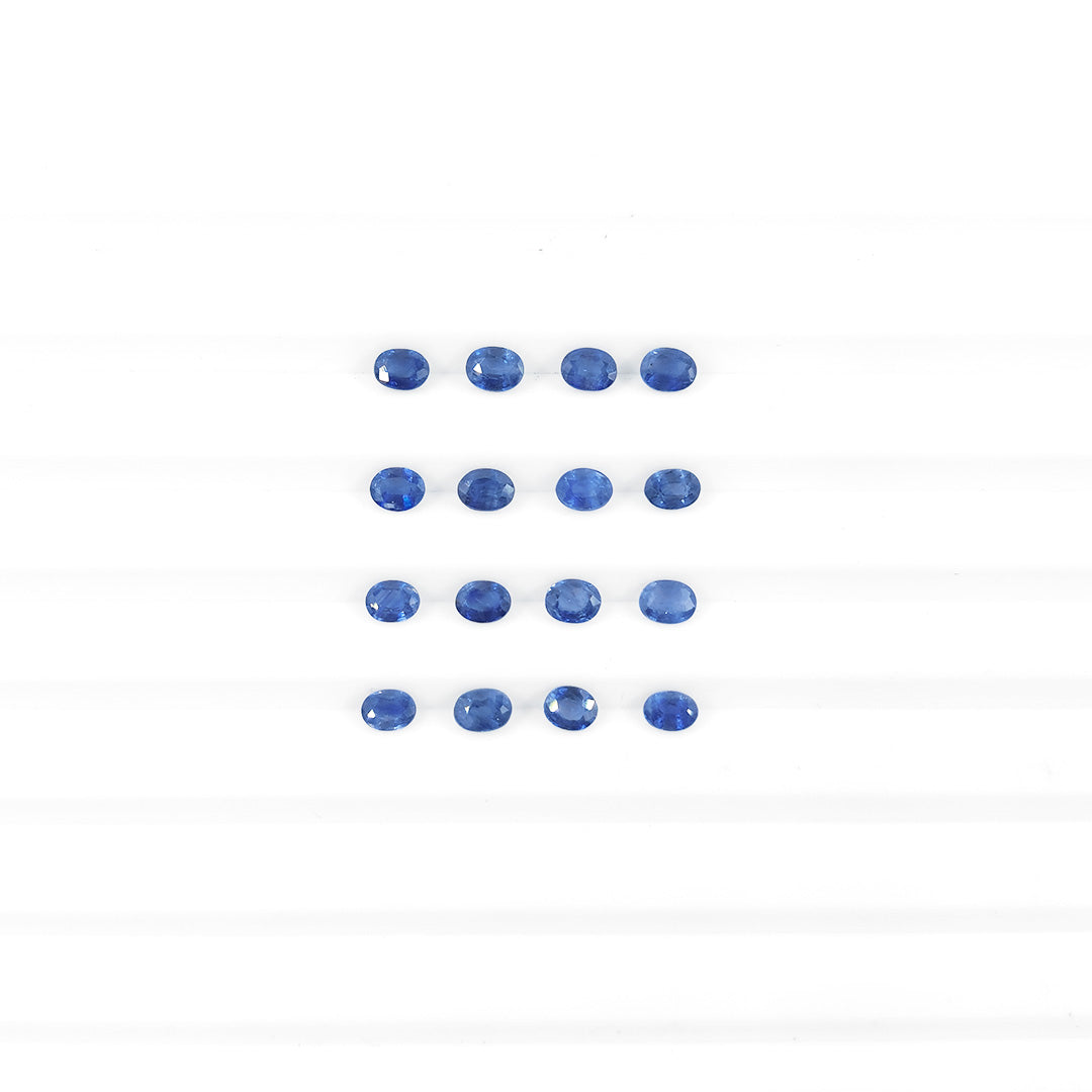 Natural Blue Sapphire Calibrated Ovals | 3x4mm & 4x5mm