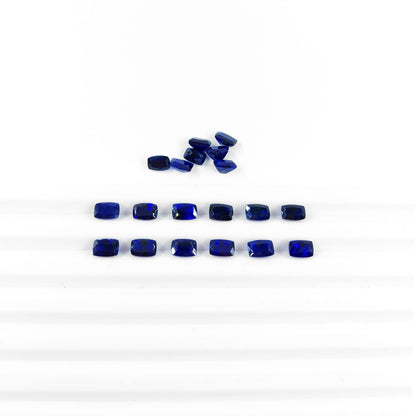 Natural Bangkok Blue Sapphire Calibrated Long Cushion | 3x5mm & 6x4mm