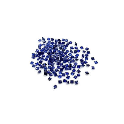 Natural  Bangkok Blue Sapphire Calibrated Squares | 3mm & 4mm