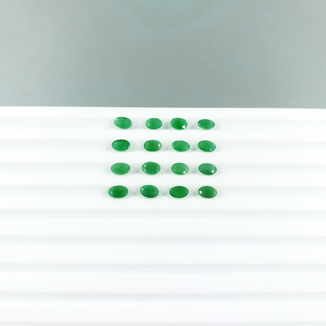 Natural Emerald Calibrated Ovals | 3x5mm & 4x6mm