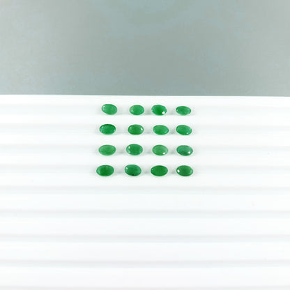 Natural Emerald Calibrated Ovals | 3x5mm & 4x6mm