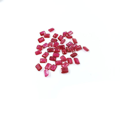 Natural Bangkok Ruby Calibrated Octagons | 5x7mm & 6x8mm