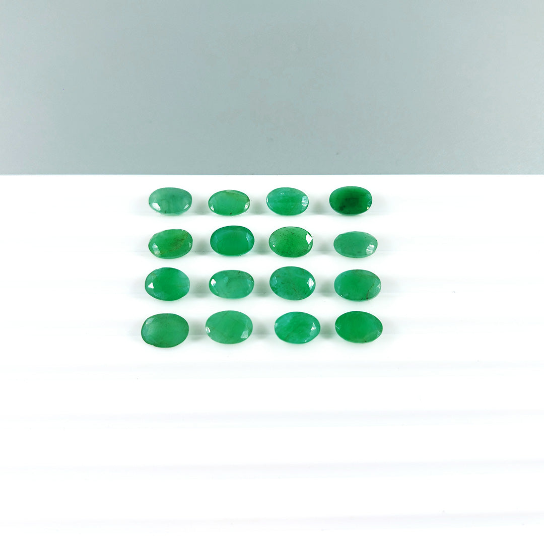 Natural Emerald Calibrated Ovals | 5x7mm & 6x8mm