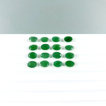 Natural Emerald Calibrated Ovals | 5x7mm &  6x8mm