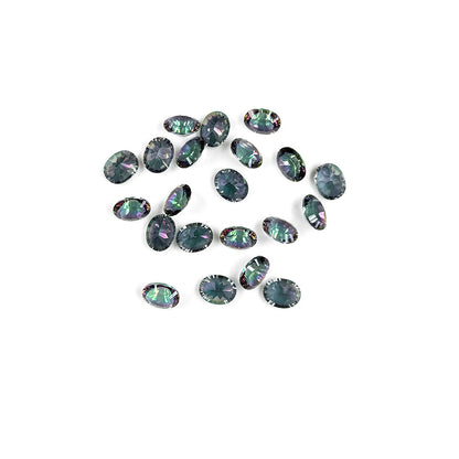 Natural Mystic Quartz Calibrated Ovals | 9x11mm & 10x12mm