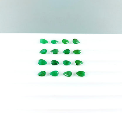 Natural Emerald Calibrated Pears | 3x5mm & 4x6mm