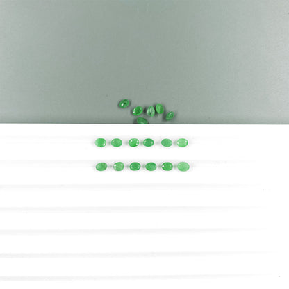 Natural Emerald Calibrated Ovals | 3x4mm & 5x4mm