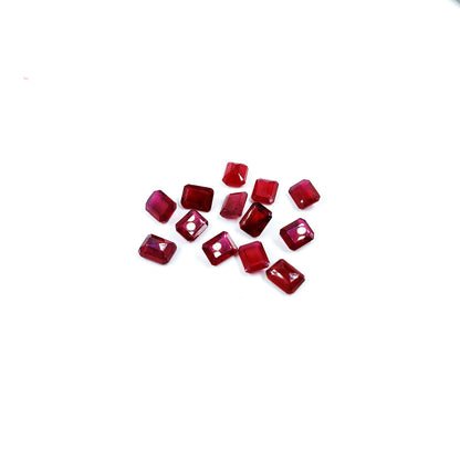 Natural Bangkok Ruby Calibrated Octagons | 7x9mm & 8x10mm