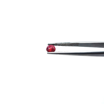 Natural Bangkok Ruby Calibrated Rosecut Rounds | 5mm & 6mm