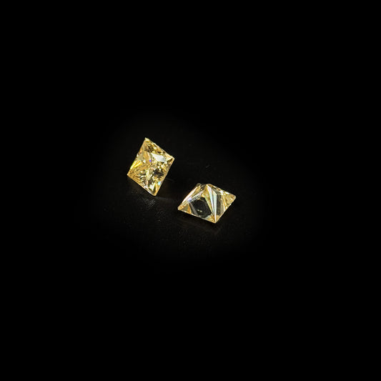 Moissanite Calibrated Squares | 6mm & 7mm