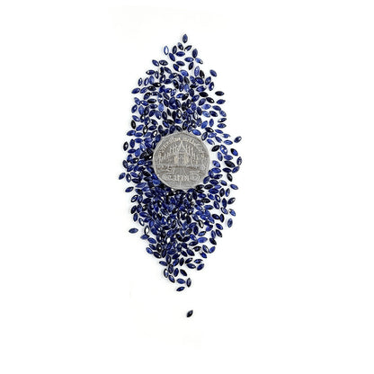 Natural Bangkok Blue Sapphire Calibrated Marquise 2x4mm