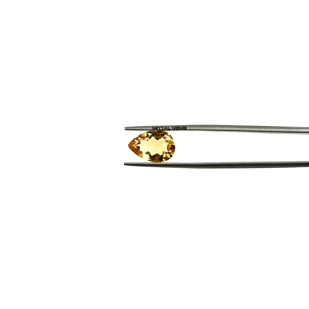 Natural Citrine Calibrated Pears 10x14mm