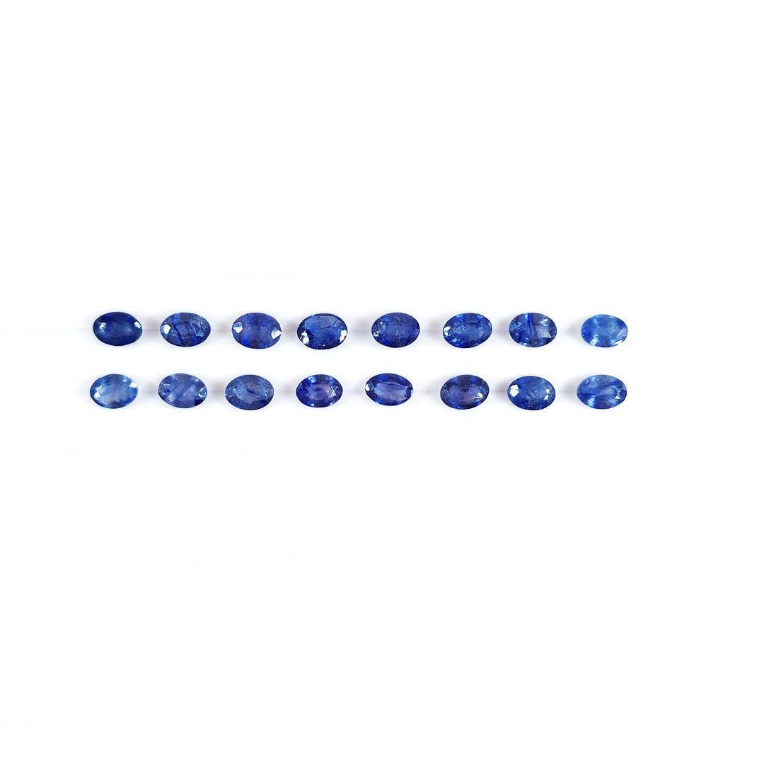 Natural Bangkok Blue Sapphire Calibrated Ovals | 7x5mm & 8x6mm