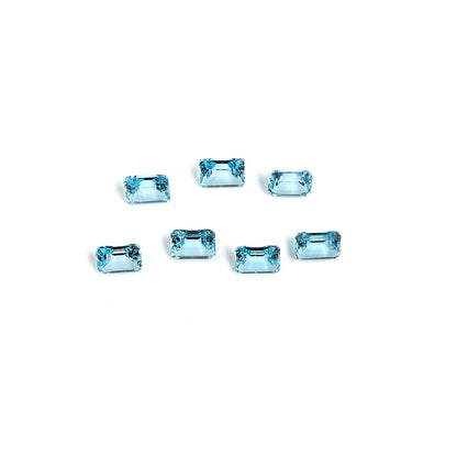 Natural Blue Topaz Calibrated Octagons| 7x9mm & 8x10mm