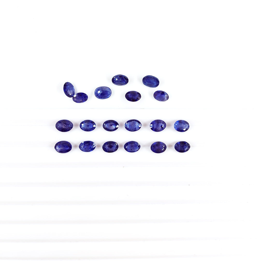 Natural Bangkok Blue Sapphire Calibrated Ovals | 7x5mm & 8x6mm