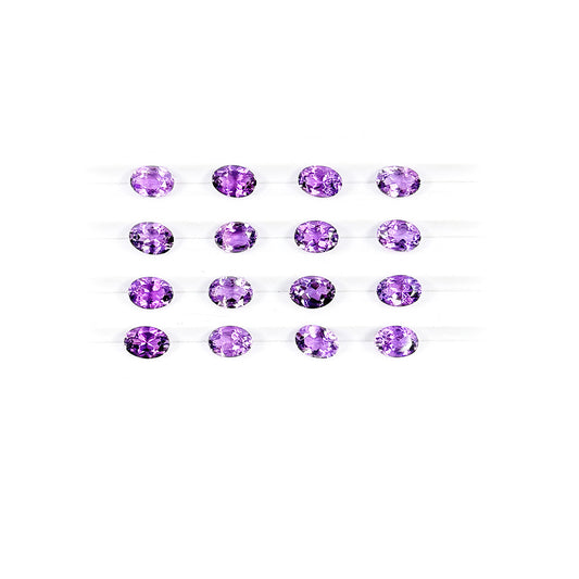 Natural Amethyst Calibrated Ovals | 3x5mm & 6x4mm