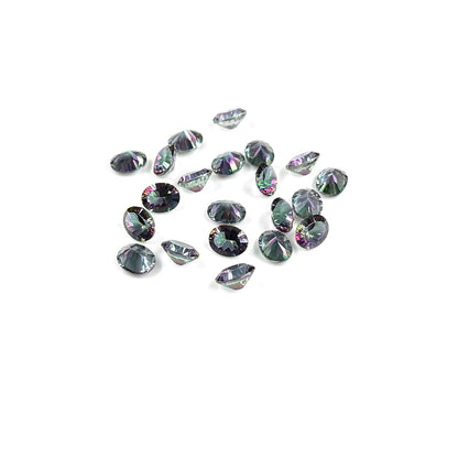 Natural Mystic Quartz Calibrated Ovals | 9x11mm & 10x12mm