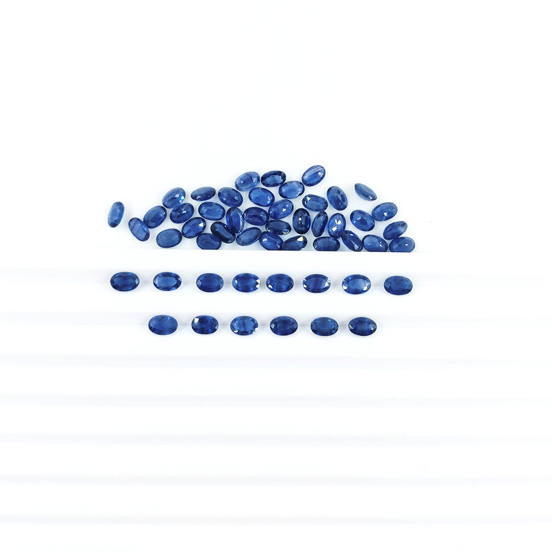 Natural Blue Calibrated Ovals | 6x4mm & 3x5mm & 7x5mm