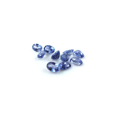 Natural Ceylon Blue Sapphire Calibrated Ovals | 3x5mm & 4x6mm