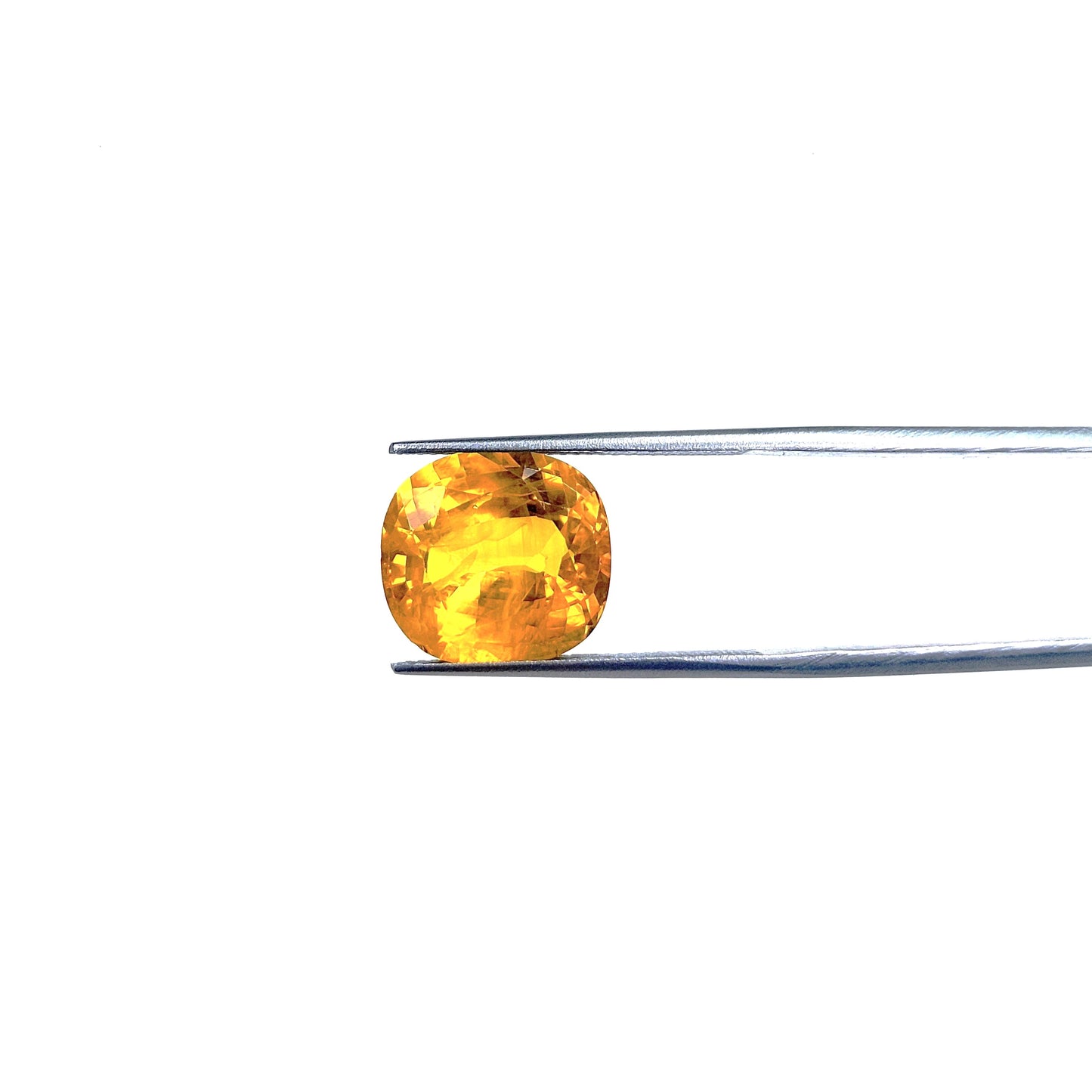 Natural Heated Yellow Sapphire Cushion | 12.20cts