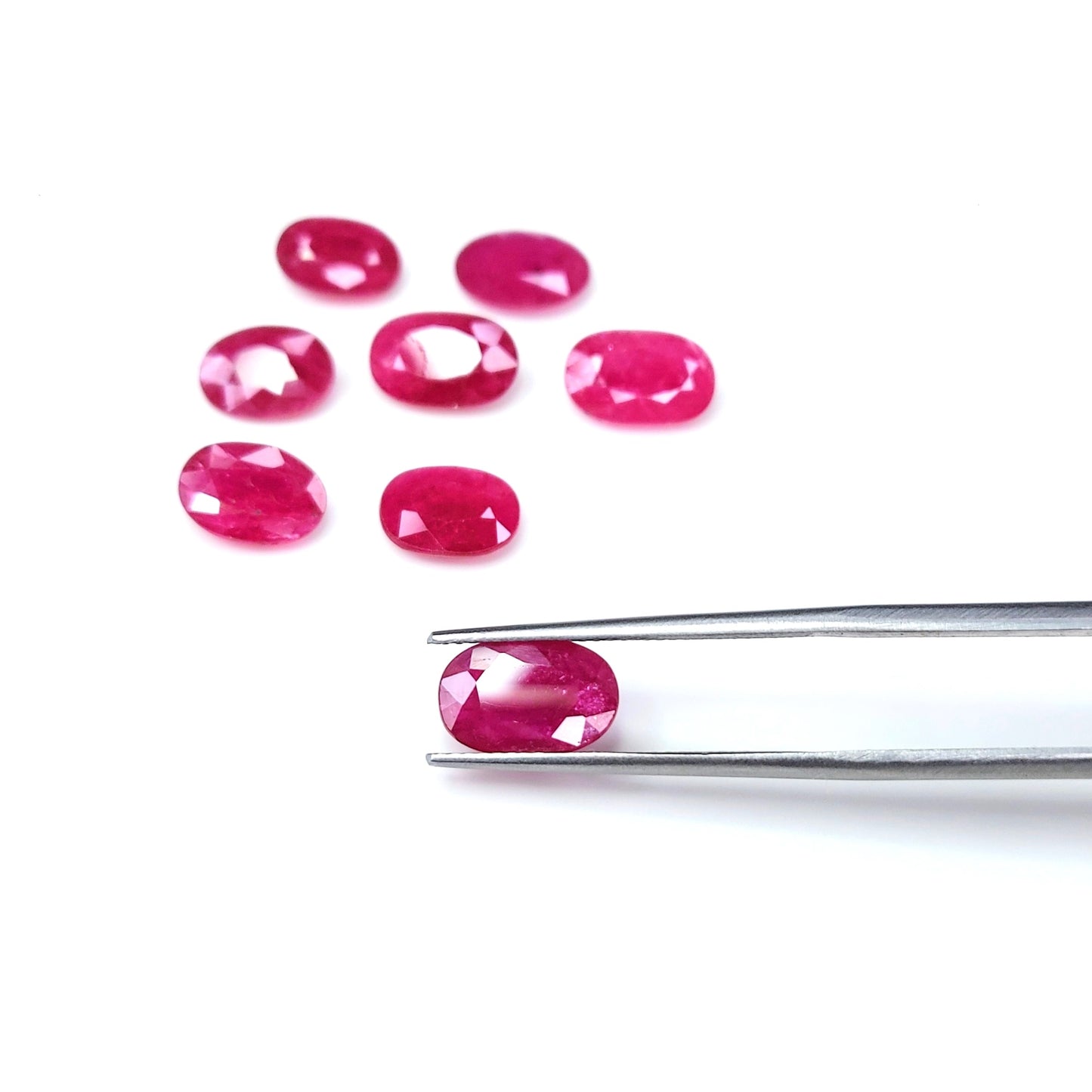 Natural Mozambique Ruby Ring Size Ovals