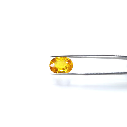 Natural Heated Yellow Sapphire Oval | 12.12cts