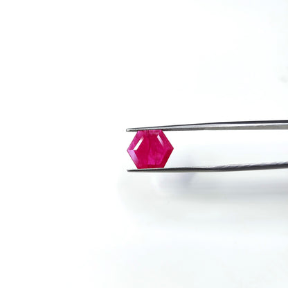 Natural Burma Heated Ruby Hexagon | 4.22cts