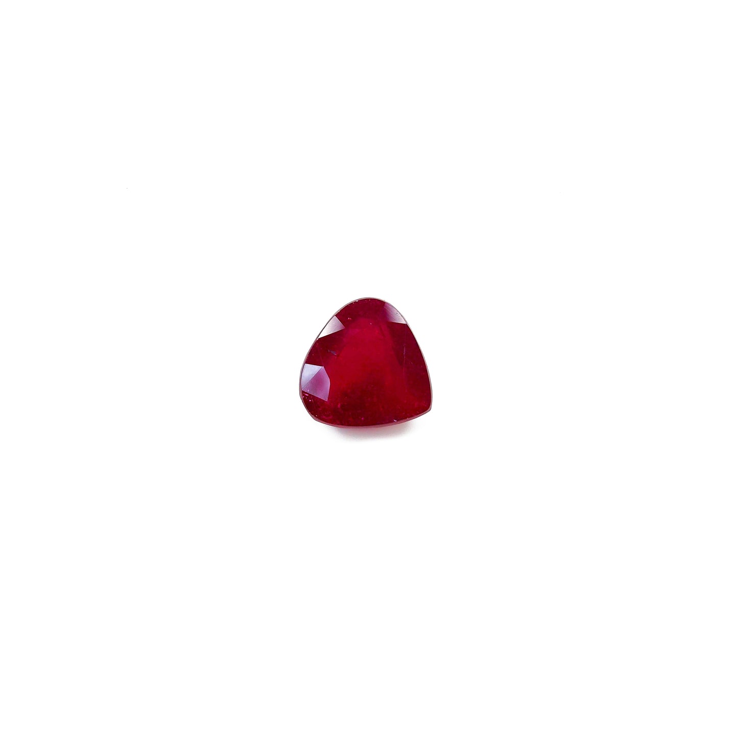 Natural Bangkok Ruby Heart 25.27cts