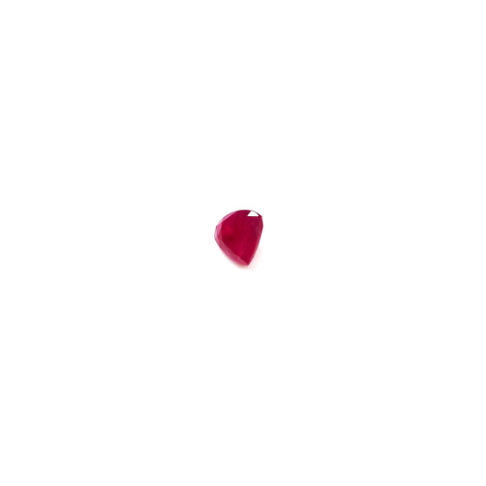 Natural African Ruby Unheated Heart 2.26cts