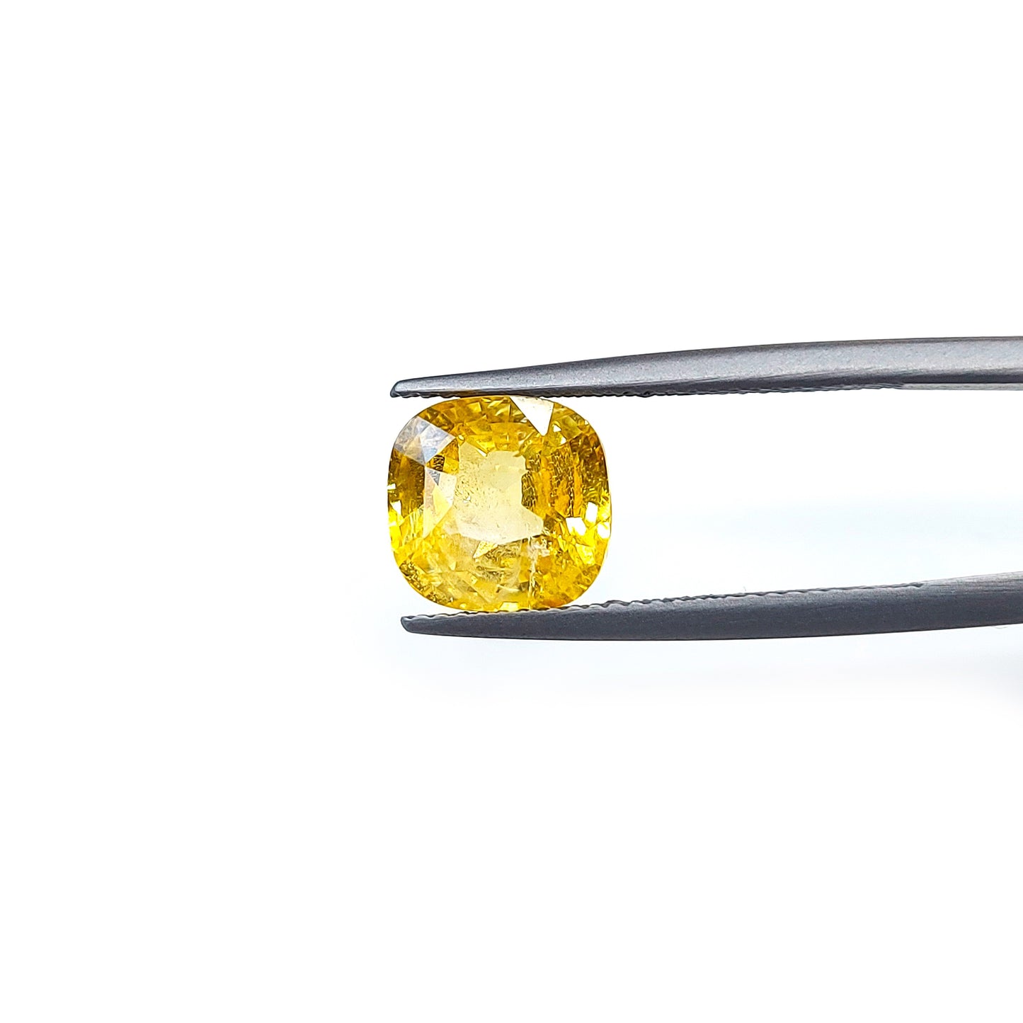 Natural Unheated Yellow Sapphire Cushion | 5.67cts