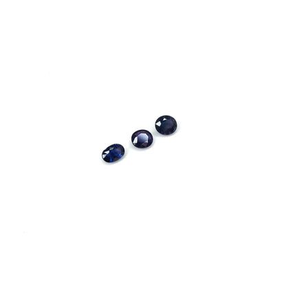 Natural Madagascar Unheated Blue sapphire Ovals 3.65cts