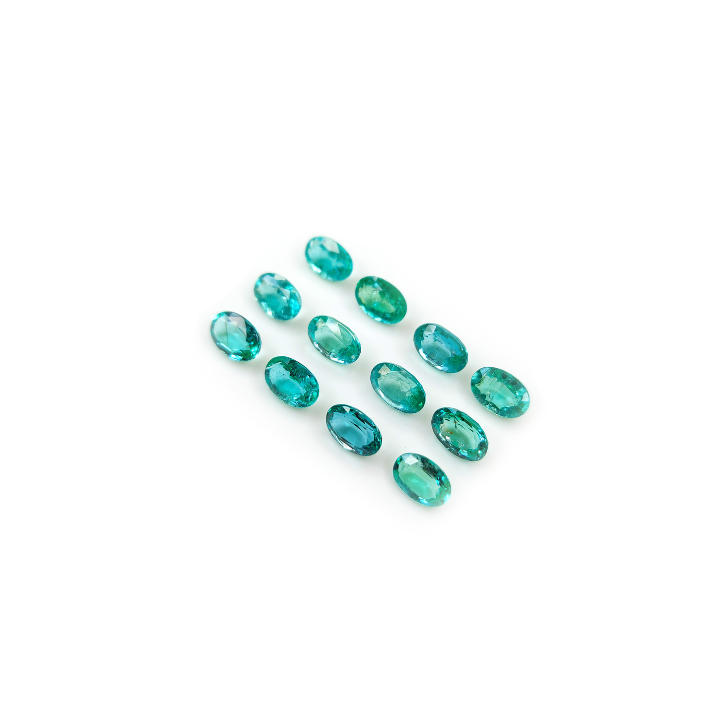 Natural Zambian Emerald Calibrated Ovals | 3x5mm & 4x6mm