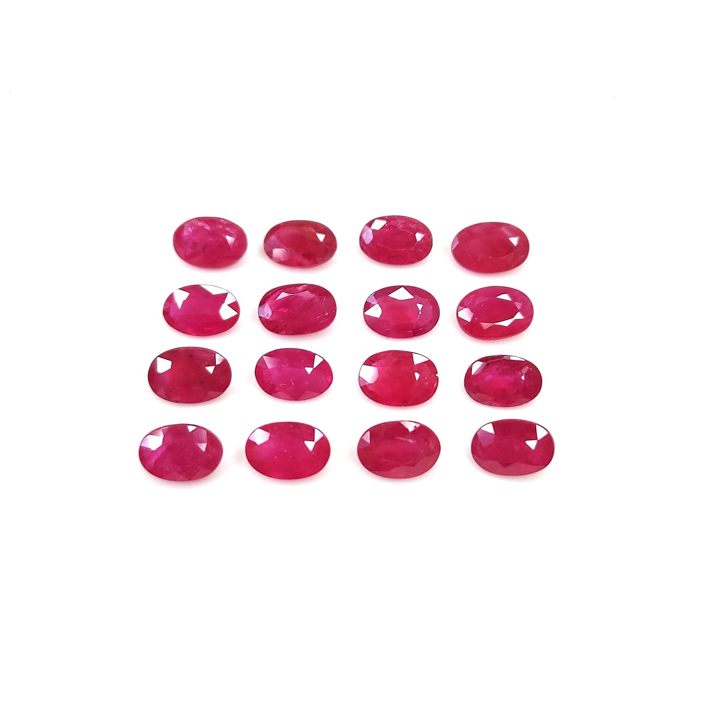 Natural Mozambique Ruby Calibrated Ovals | 3x5mm & 6x4mm