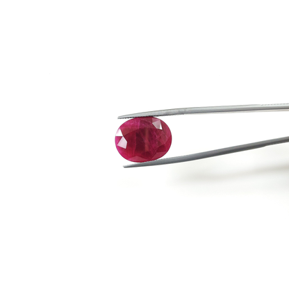 Natural Burma Heated Ruby Oval | 22.70cts