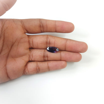 Natural Unheated Blood Blue Sapphire Oval 5.94cts