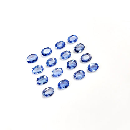 Natural Ceylon Blue Sapphire Calibrated Ovals | 3X5mm & 6x4mm