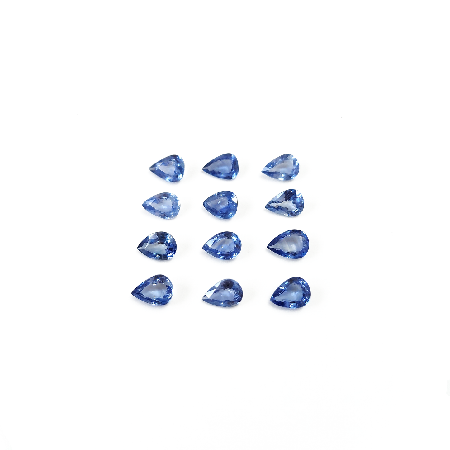 Natural Ceylon Blue Sapphire Calibrated Pears | 3x5mm & 6x4mm