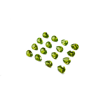 Natural Peridot Calibrated Pears | 7x5mm & 8x6mm