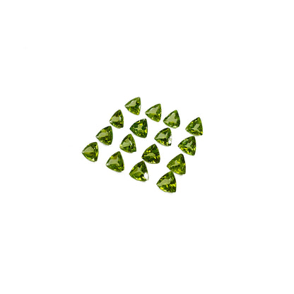 Natural Peridot Calibrated Trillions | 5mm - 7mm