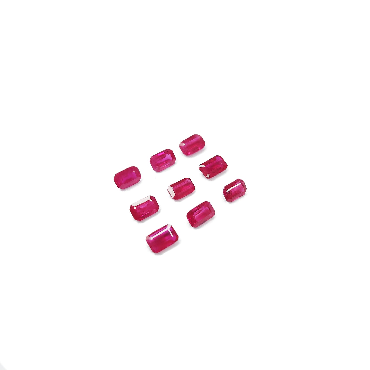 Natural Burma Ruby Calibrated Octagons 6x4mm