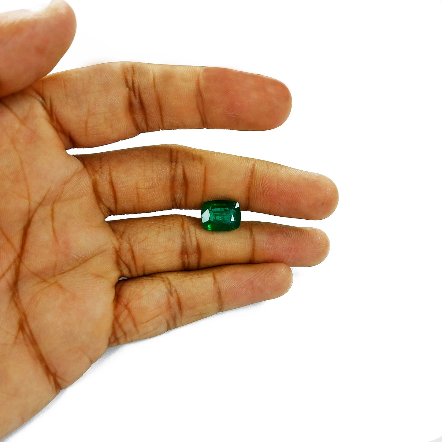 Natural Zambian Emerald Cushion | 6.10cts