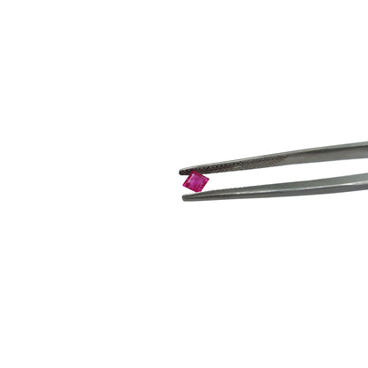 Natural Ruby Calibrated Squares | 2mm - 4mm