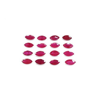 Natural Mozambique Ruby Calibrated Marquise 4x8mm