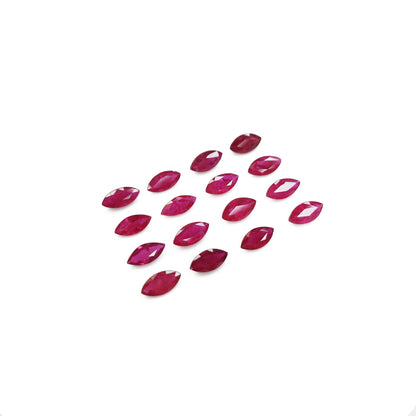 Natural Mozambique Ruby Calibrated Marquise 4x8mm