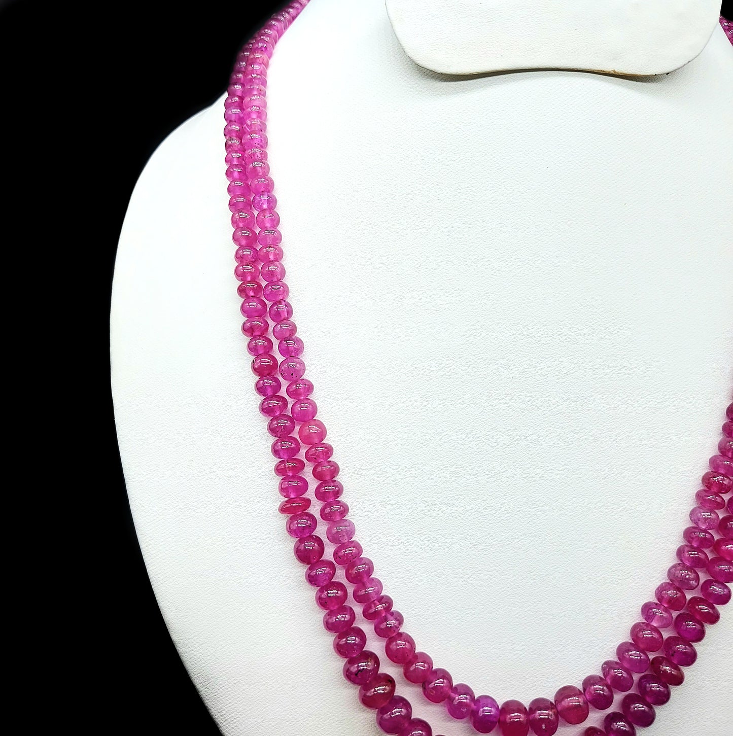 Natural Bangkok Ruby Beats Necklace | 438.80Cts