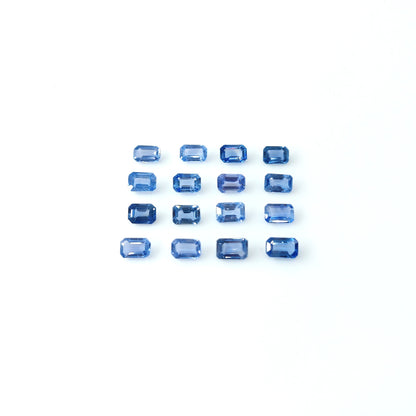 Natural Ceylon Blue Sapphire Calibrated Octagons | 3x5mm & 6x4mm