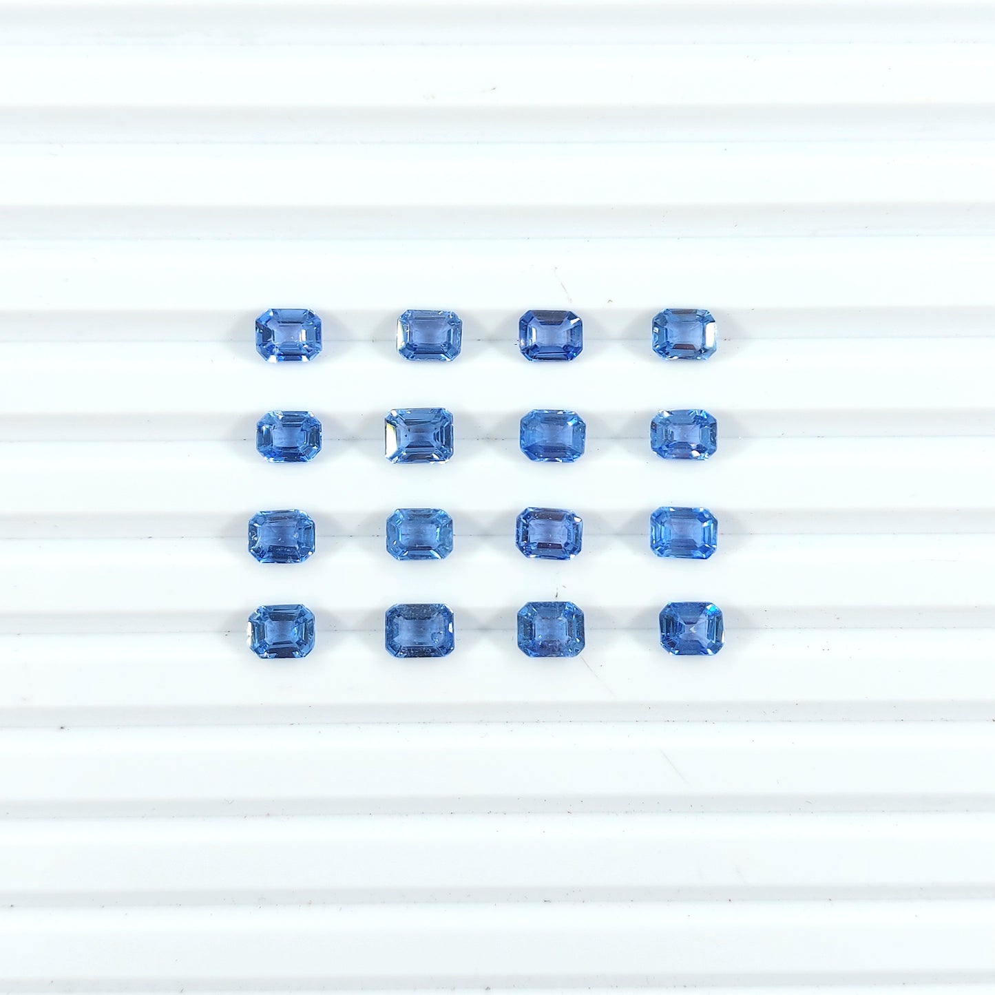 Natural Ceylon Blue Sapphire Calibrated Octagons | 3x4mm & 4x5mm