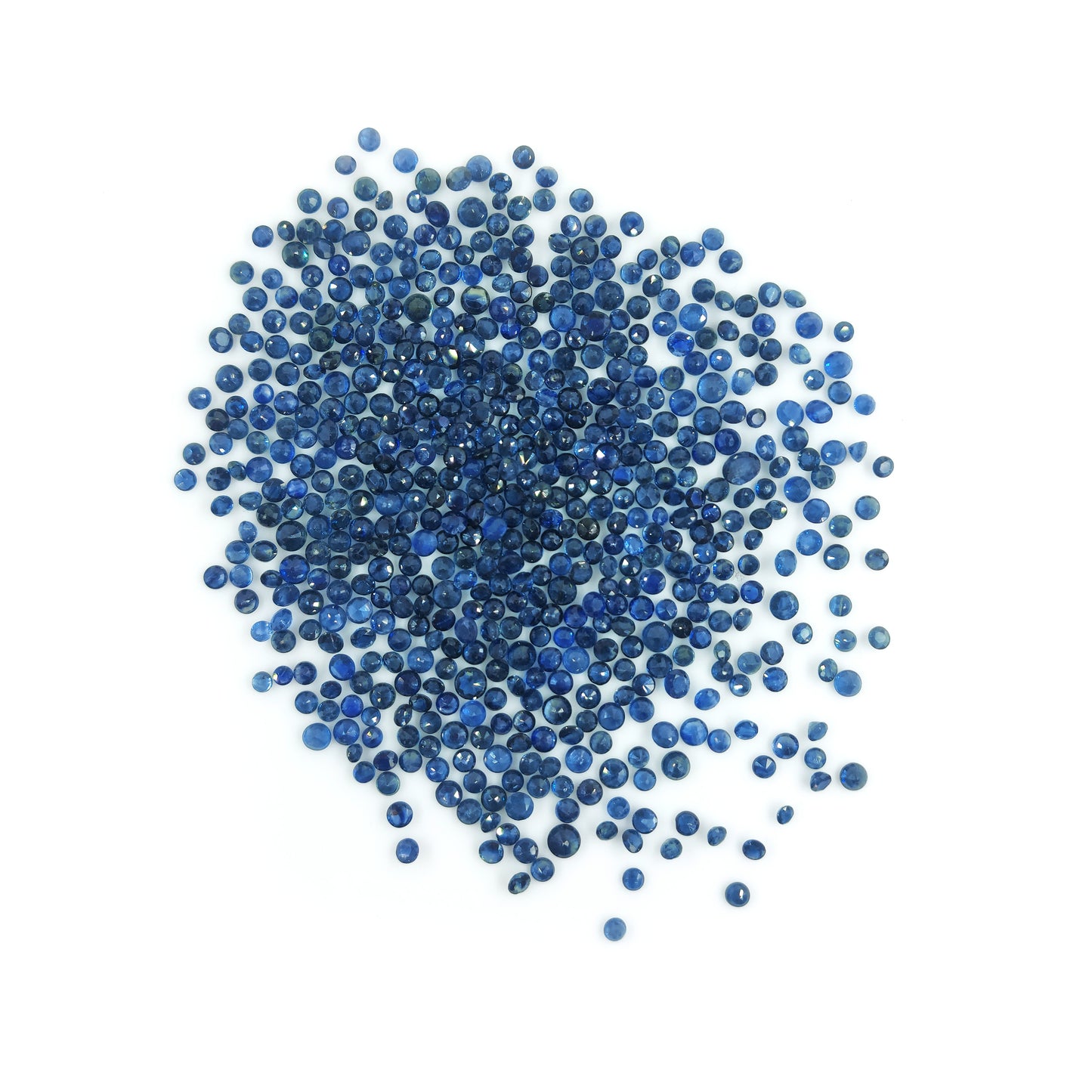 Natural Blue Sapphire Calibrated Rounds | 2, 3, 4mm